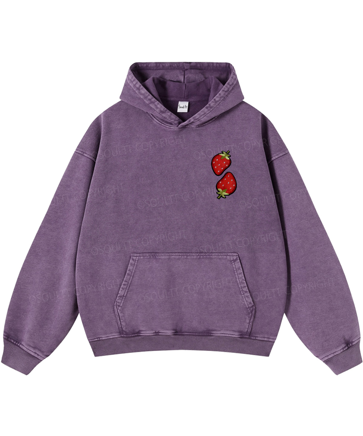 Fruit Of The Spirit Double Sided Washed Christian Hoodie