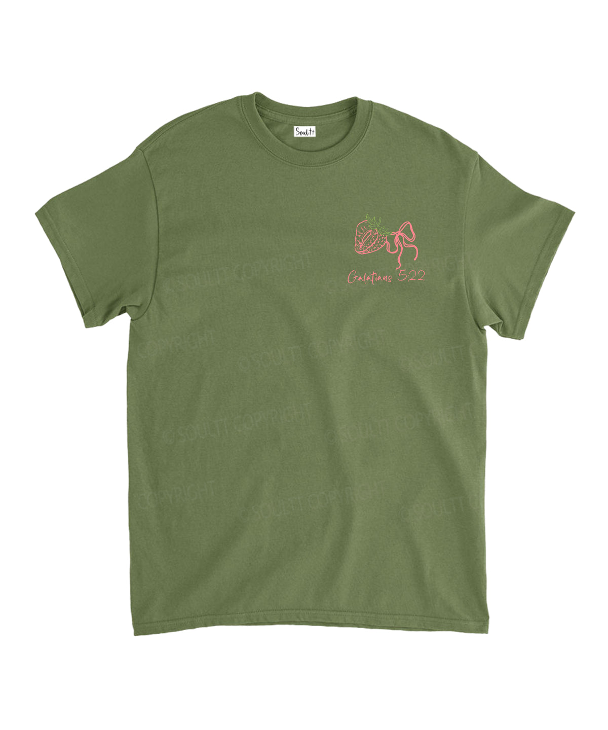 Fruit Of The Spirit Double Sided Unisex Cotton Christian T-Shirt