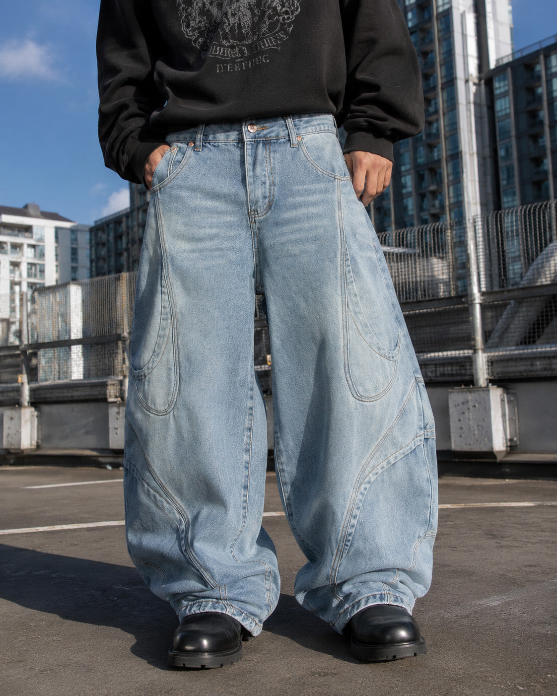 Arc Panel Jeans