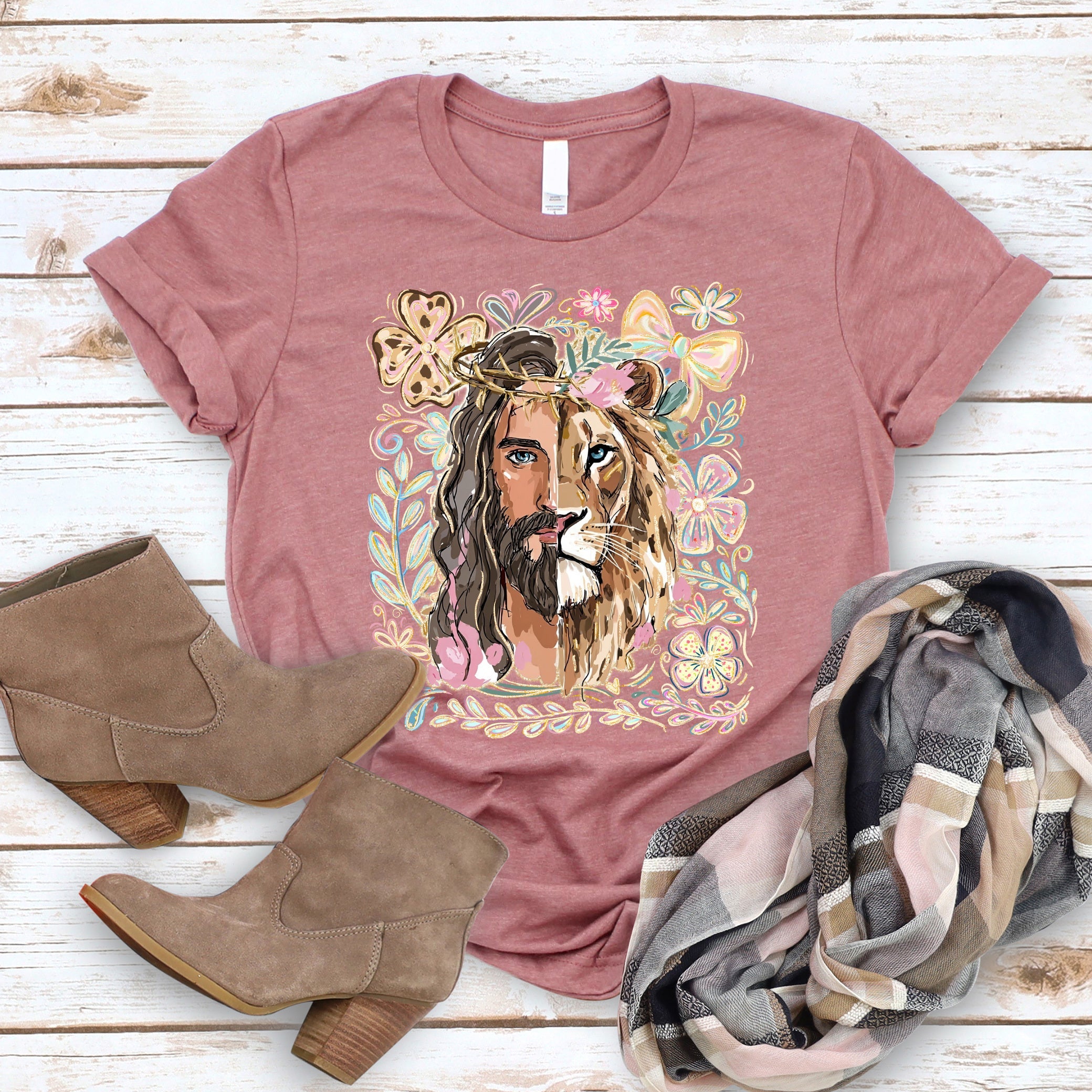 Jesus and Lion Tee