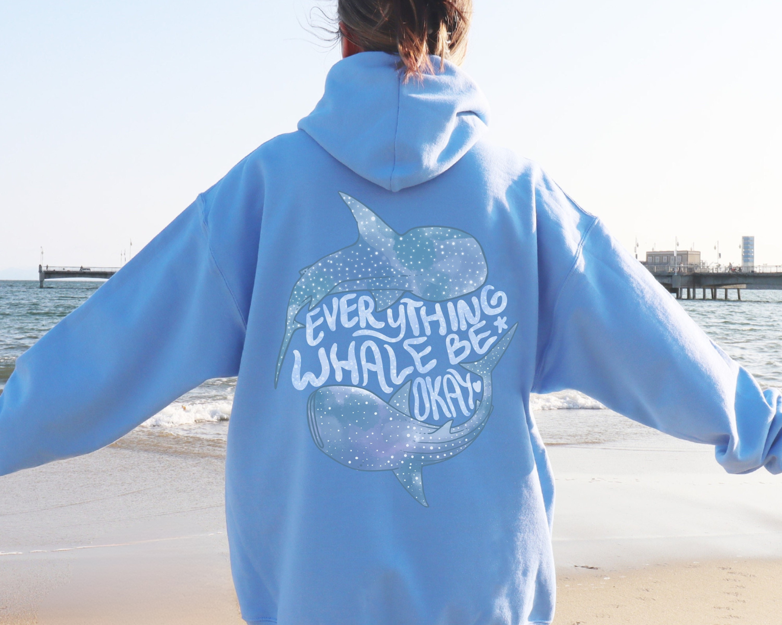 Whale Be Okay Hoodie