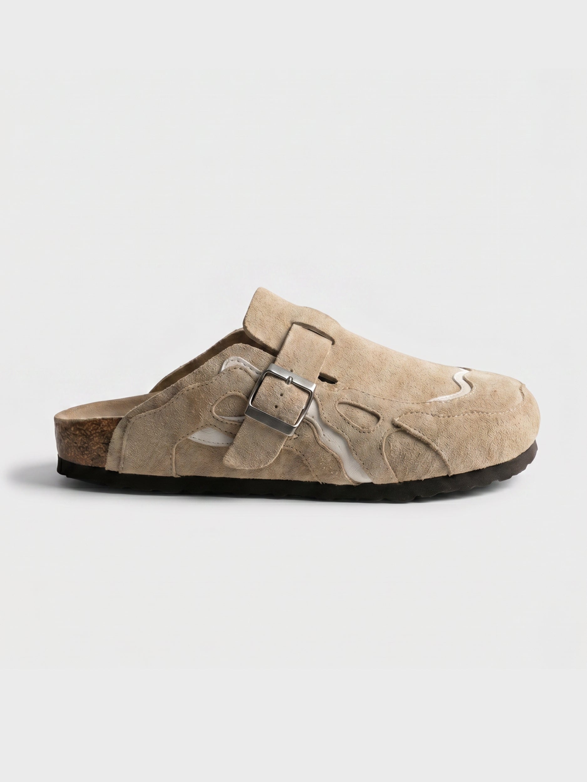 Wavey Clogs - Beige