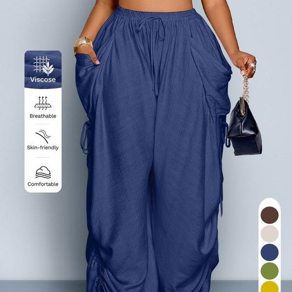 Women's Casual Loose-Fit Wide Leg Pants