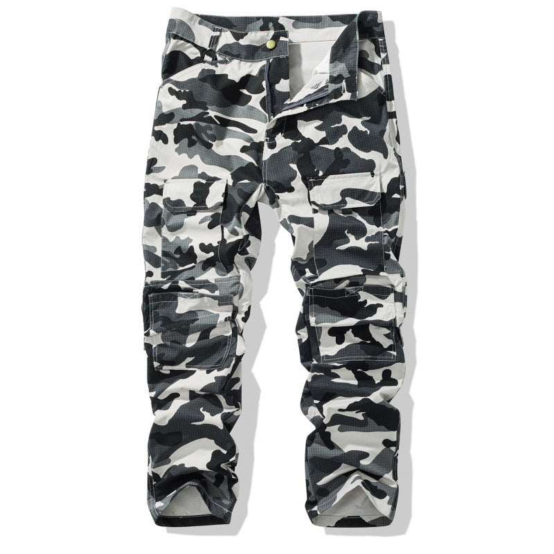 Men's Multi-Pocket Camouflage Cargo Pants