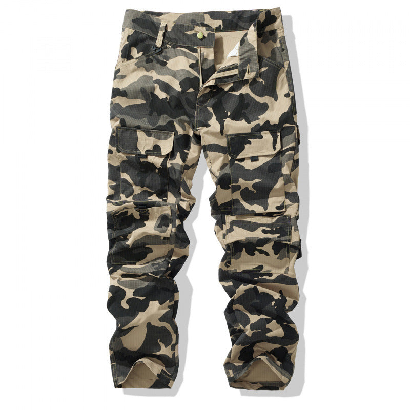 Men's Multi-Pocket Camouflage Cargo Pants