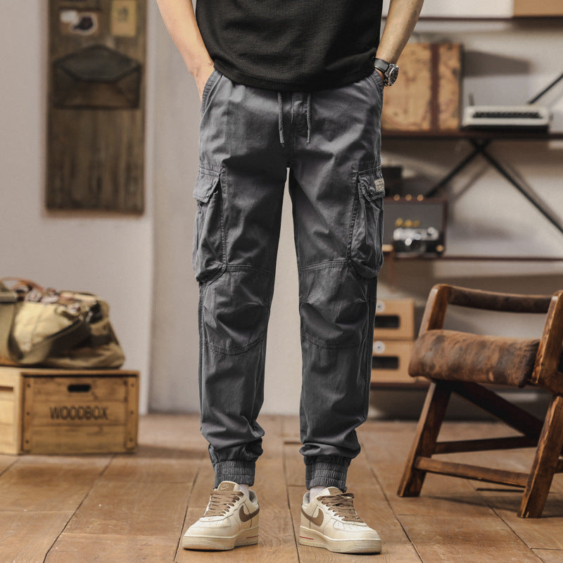 Men's Stretch Cotton Cargo Jogger Pants