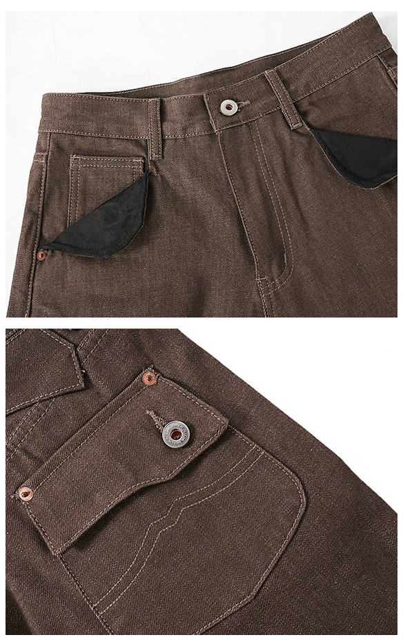Cocoa Straight-Leg Jeans