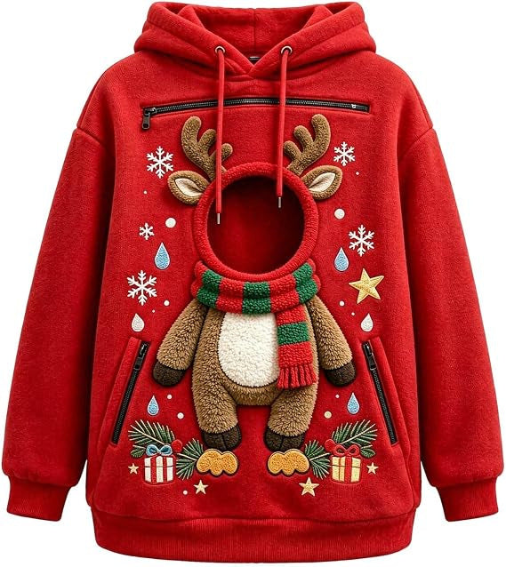 Christmas Pet Pocket Hoodie