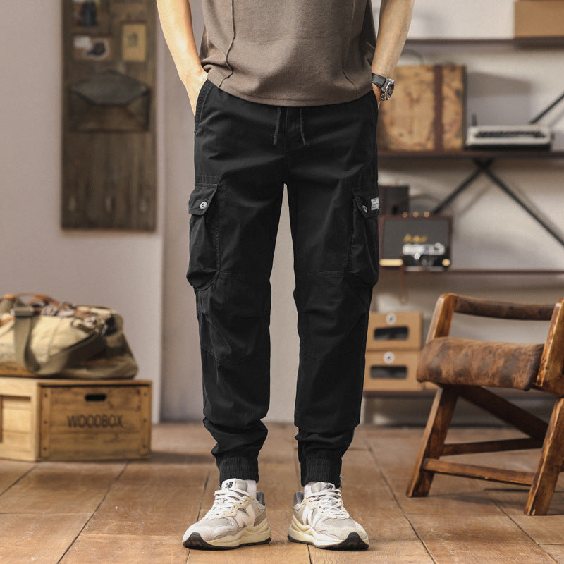 Men's Stretch Cotton Cargo Jogger Pants
