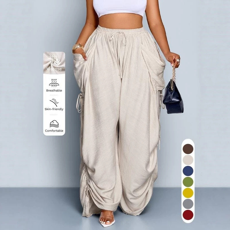 Women's Casual Loose-Fit Wide Leg Pants