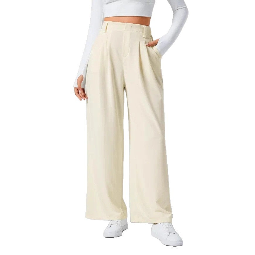 Women's High-Waisted Wide-Leg Pants