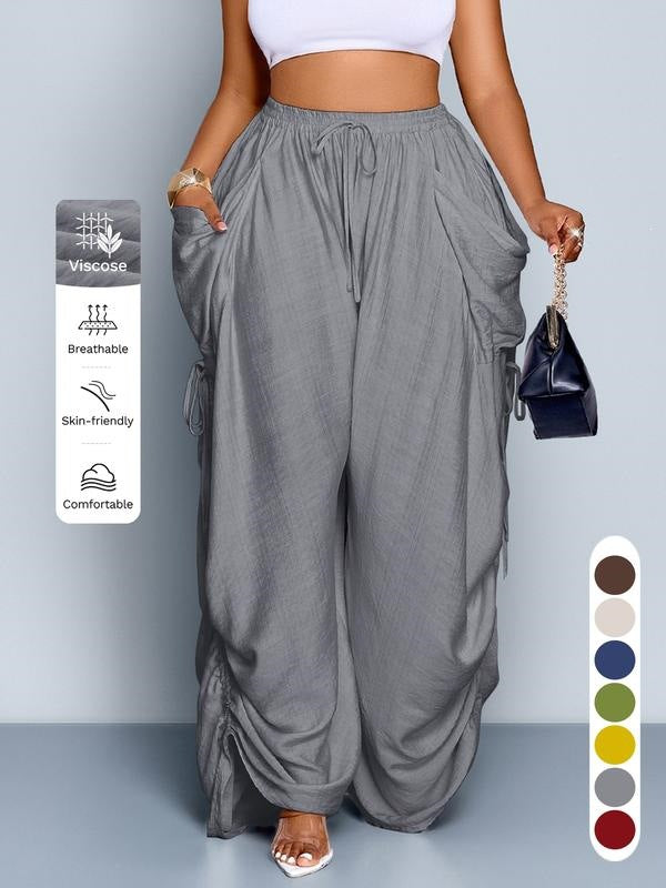 Women's Casual Loose-Fit Wide Leg Pants