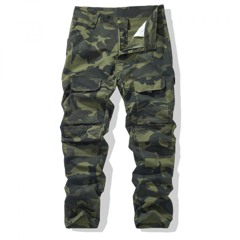 Men's Multi-Pocket Camouflage Cargo Pants