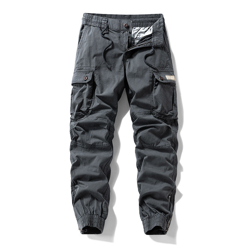Men's Stretch Cotton Cargo Jogger Pants
