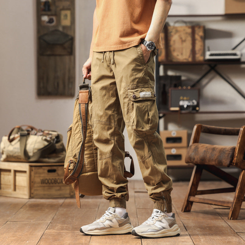 Men's Stretch Cotton Cargo Jogger Pants