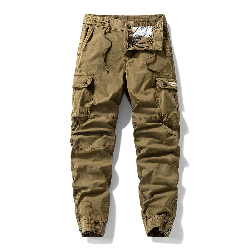 Men's Stretch Cotton Cargo Jogger Pants