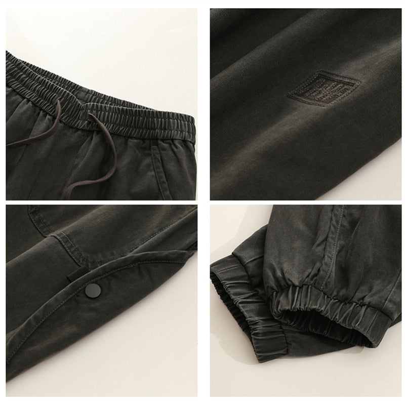 Washed Panel Joggers