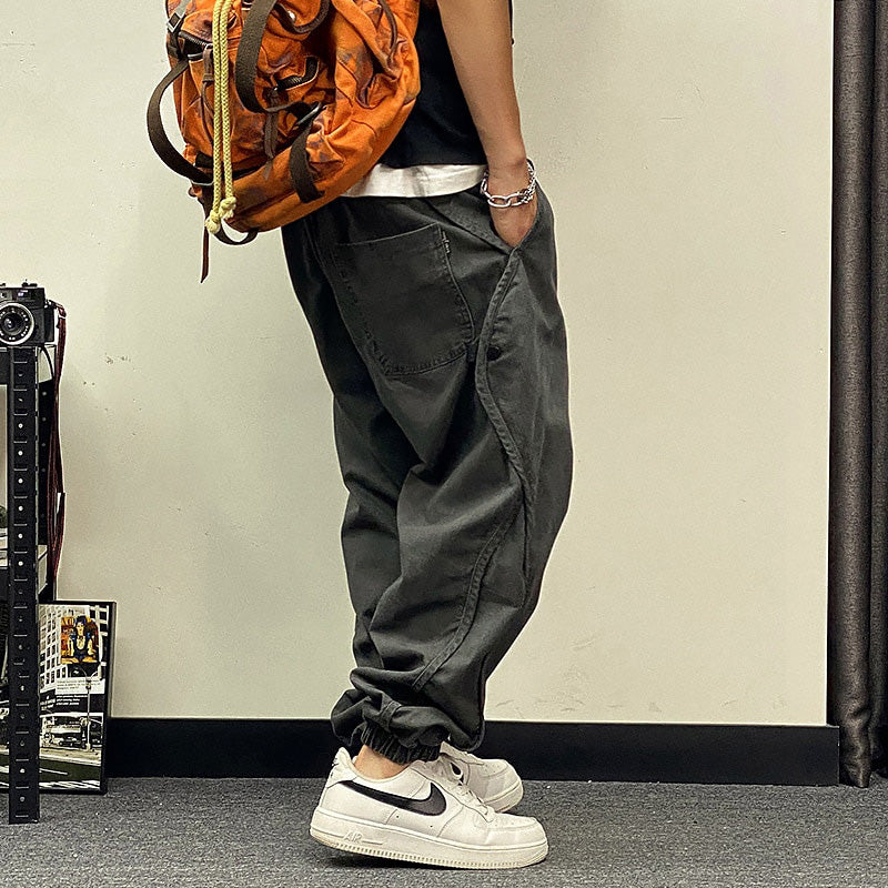 Washed Panel Joggers