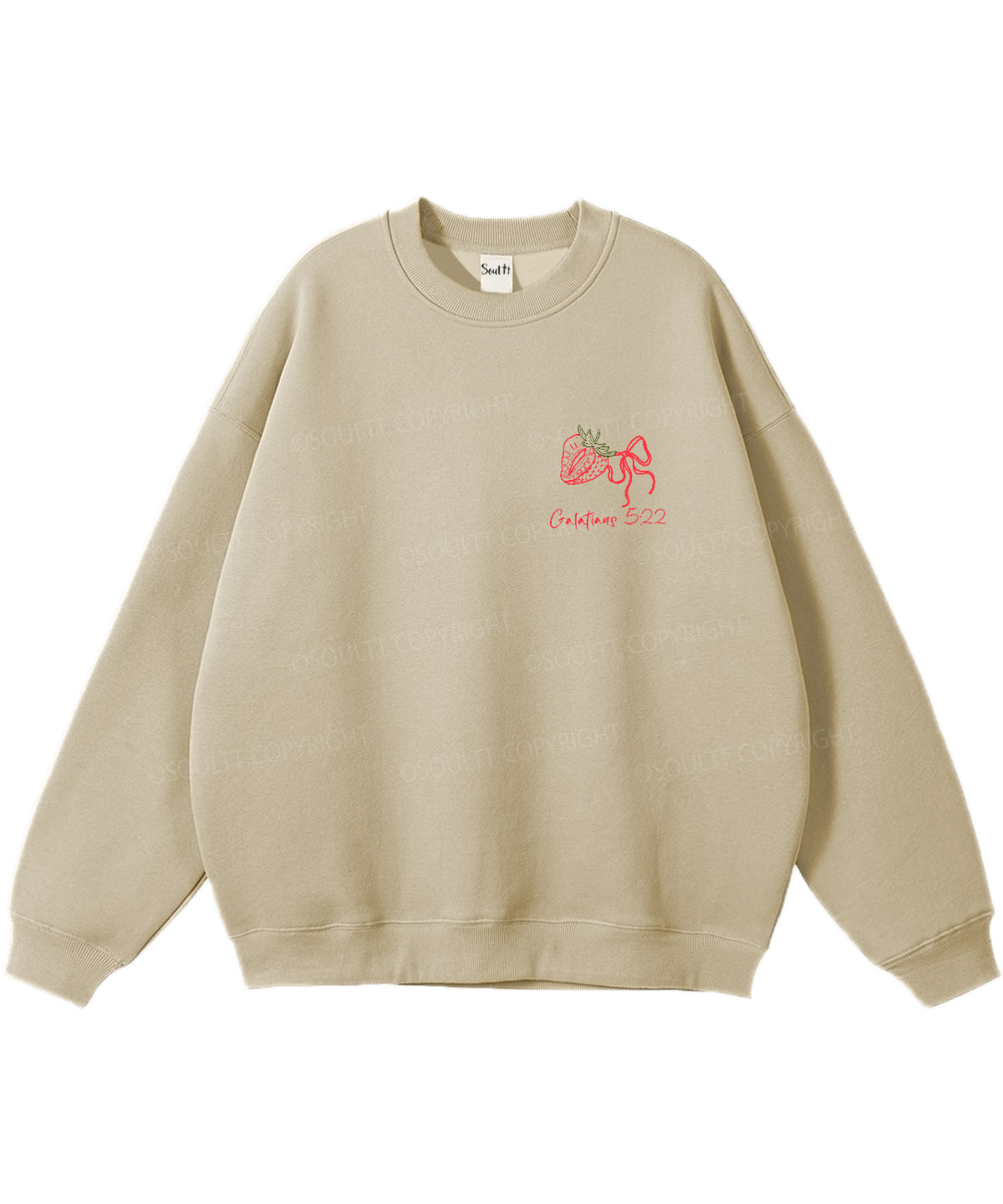 Fruit Of The Spirit Double Sided Christian Sweatshirt