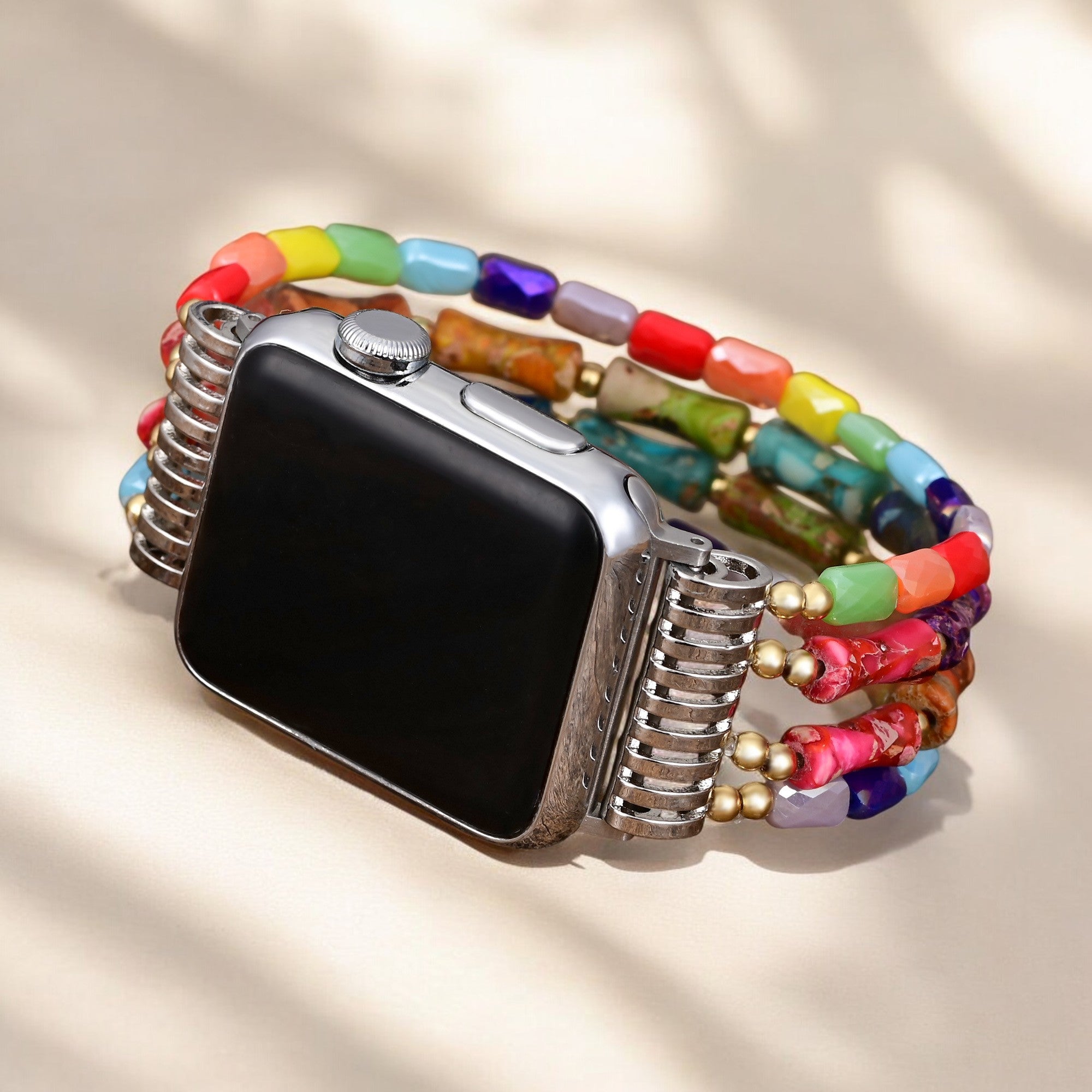 Lotus Chakra Stretch Apple Watch Strap