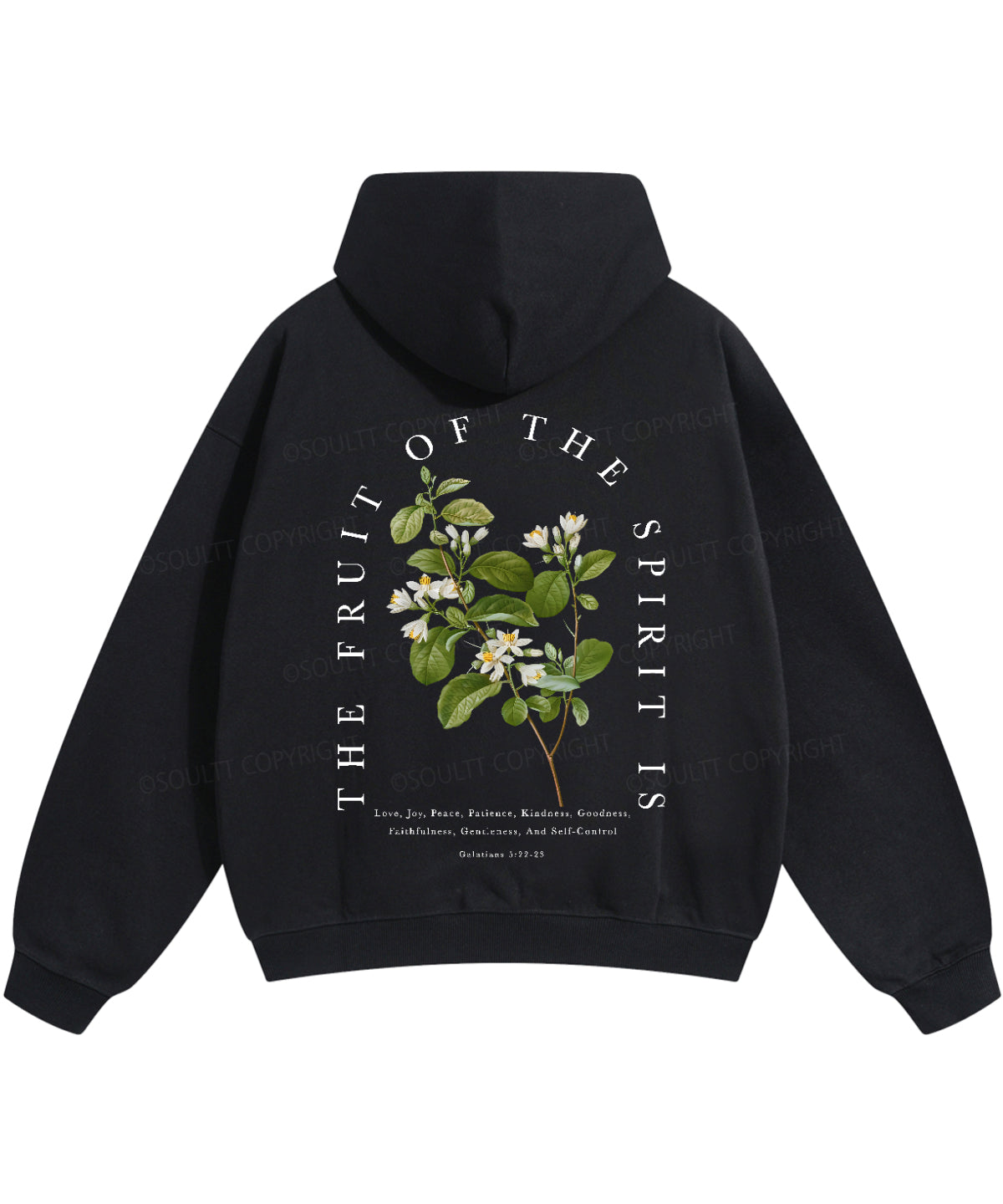 Fruit Of The Spirit Double Sided Christian Hoodie