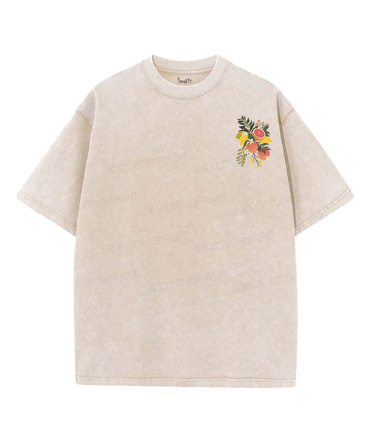 The Fruit Of The Spirit Double Sided Unisex Washed Christian T-shirt