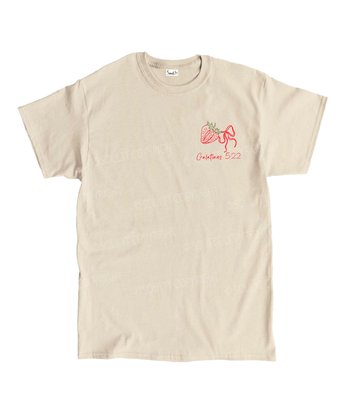Fruit Of The Spirit Double Sided Unisex Cotton Christian T-Shirt