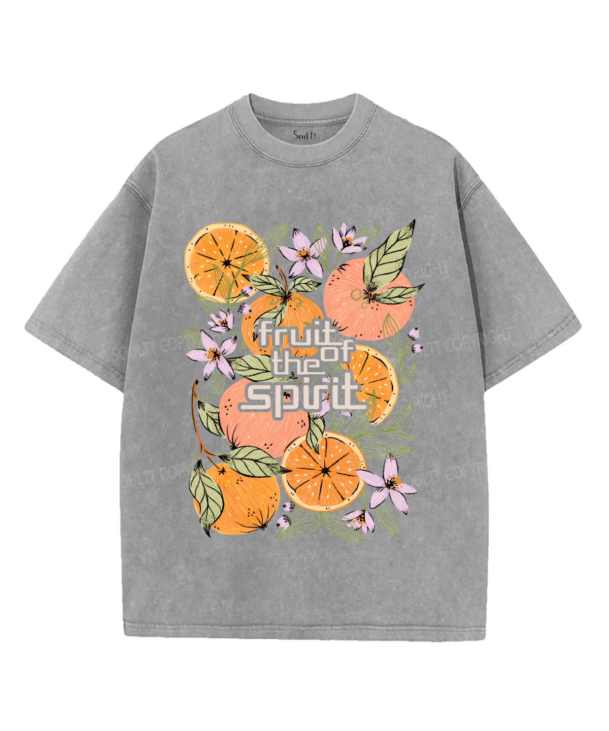 Fruit Of The Spirit Unisex Washed Christian T-shirt