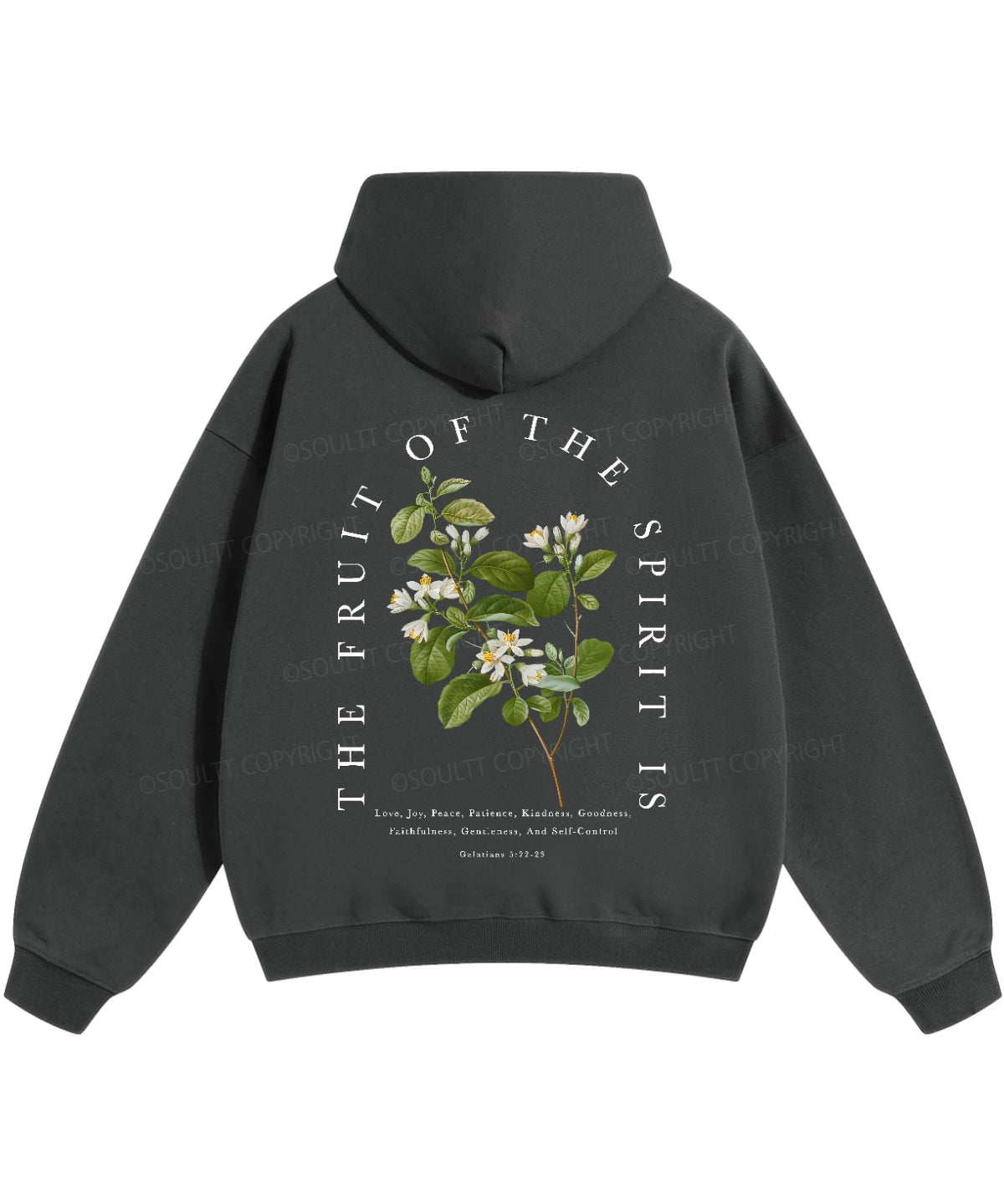 Fruit Of The Spirit Double Sided Christian Hoodie
