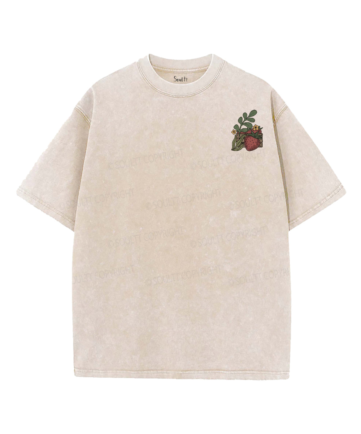 Fruit Of The Spirit Double Sided Unisex Washed Christian T-shirt