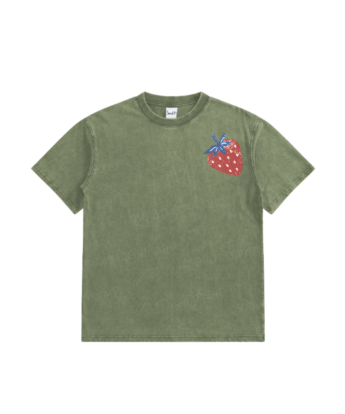 Kids Fruit Of The Spirit Double Sided Washed Christian T-shirt