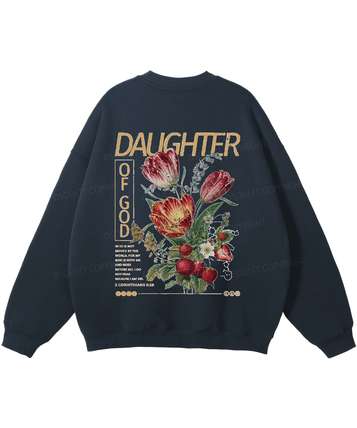 Daughter Of God Double Sided Christian Sweatshirt