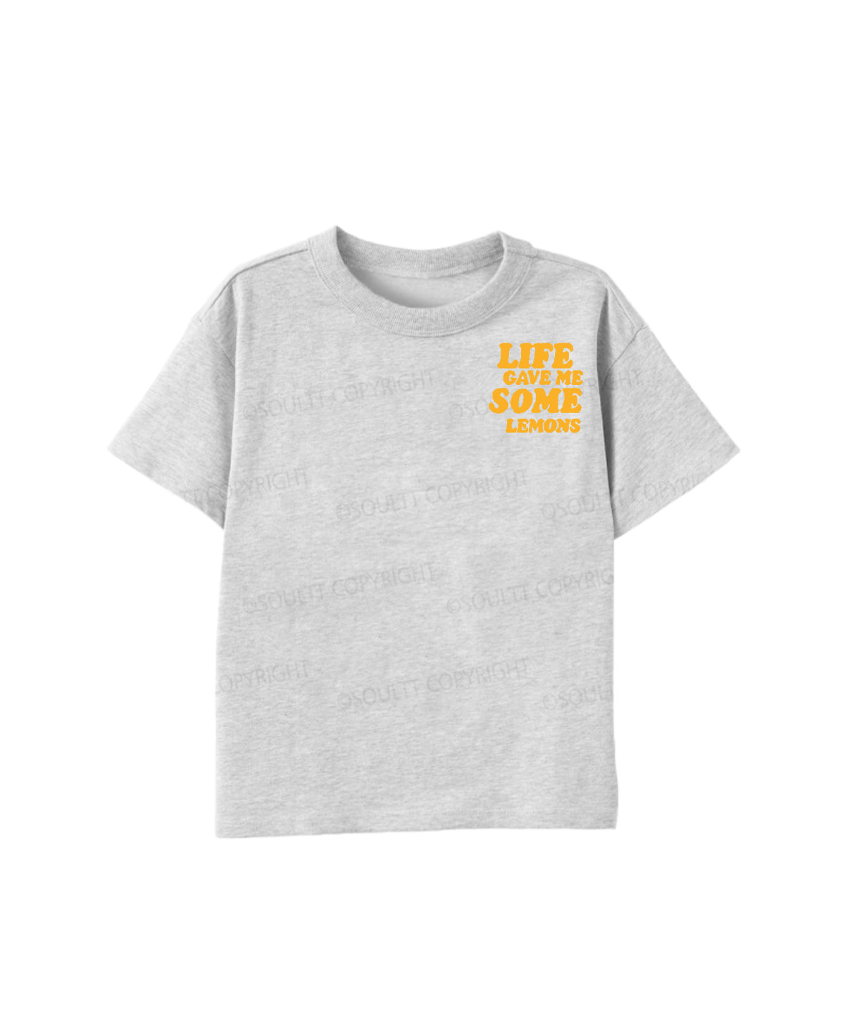 Kids Life Gave Me Some Lemons Double Sided Cotton Christian T-shirt