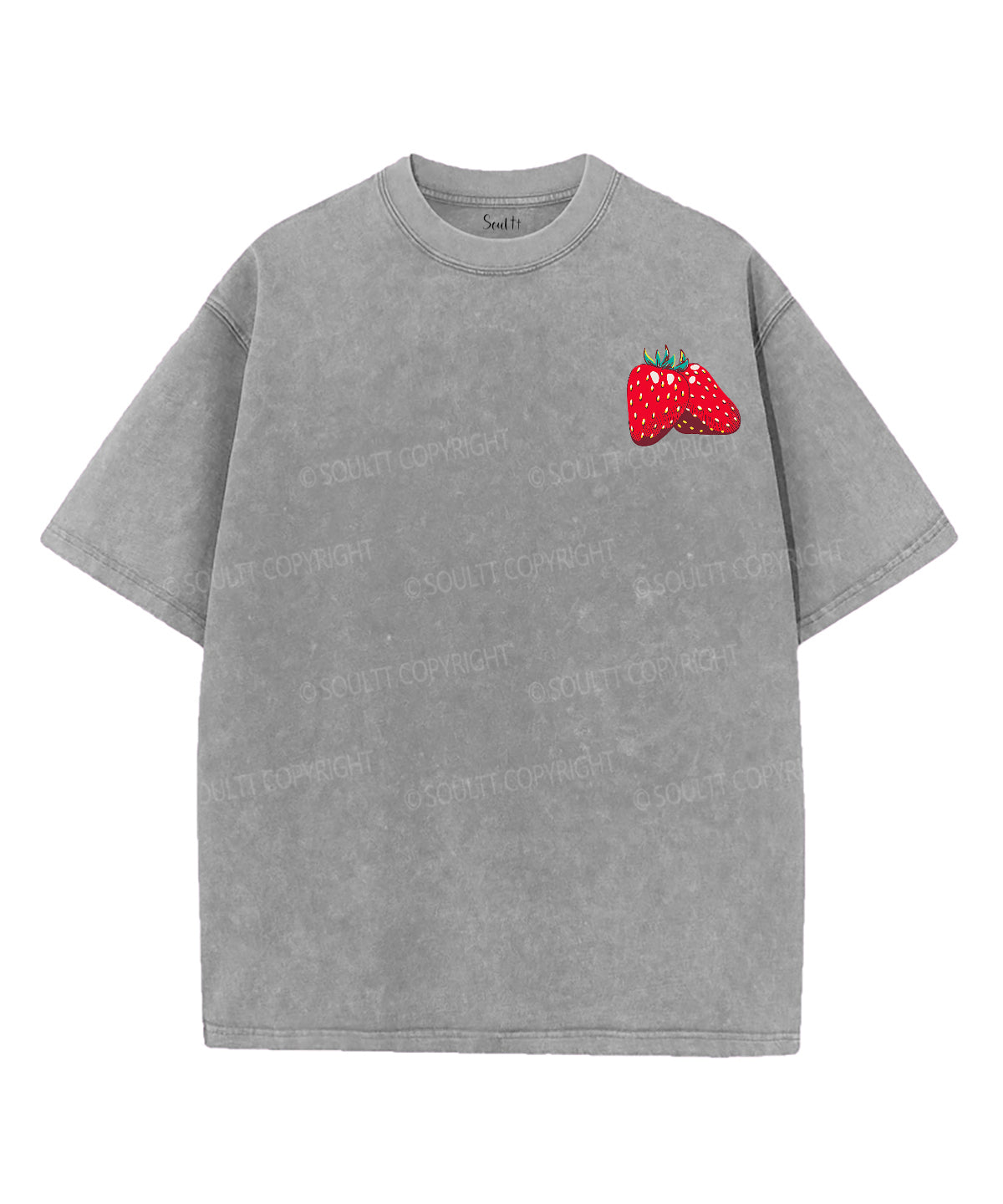 Jesus Loves You Berry Much Double Sided Unisex Washed Christian T-shirt