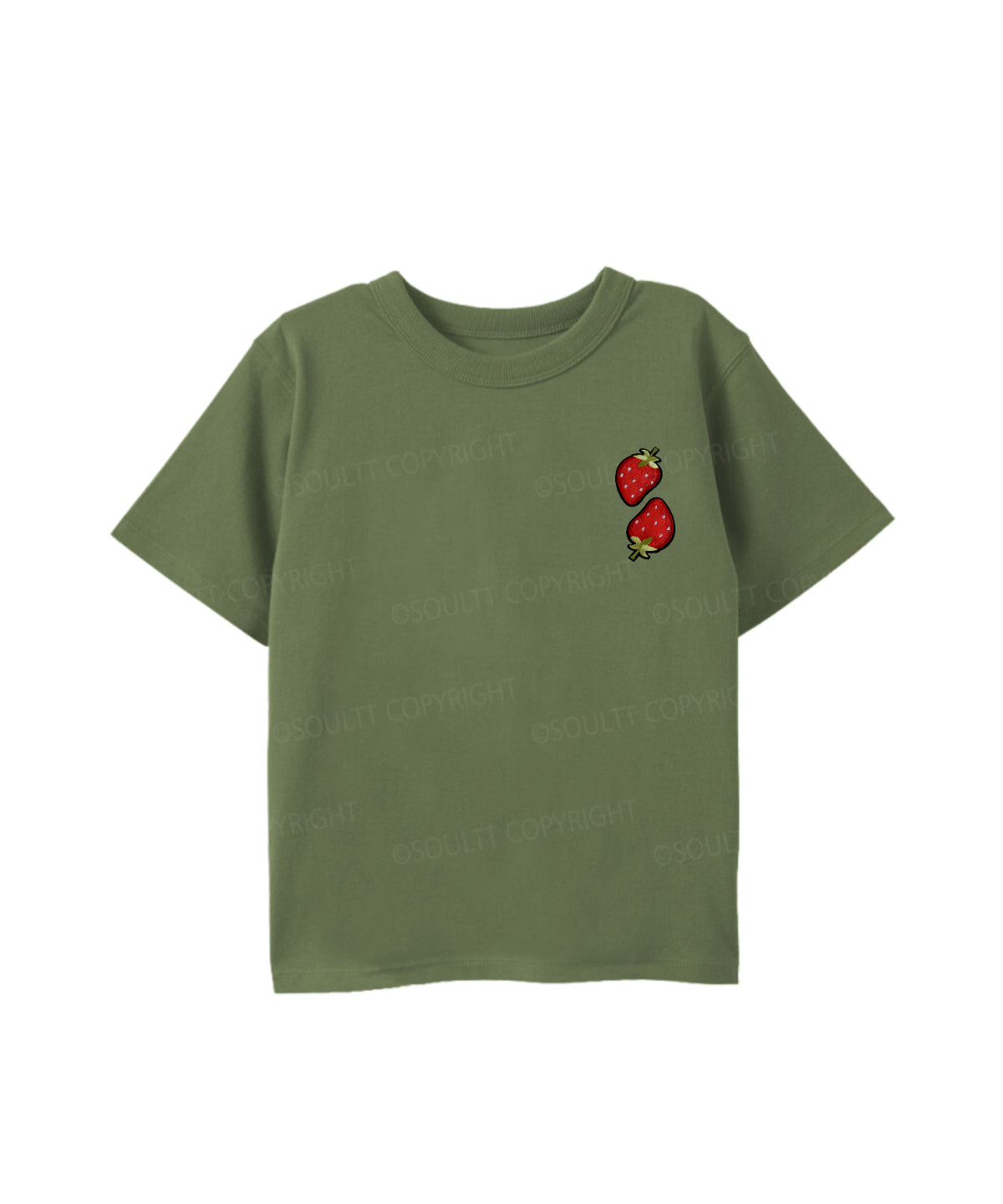 Kids Fruit Of The Spirit Double Sided Cotton Christian T-shirt