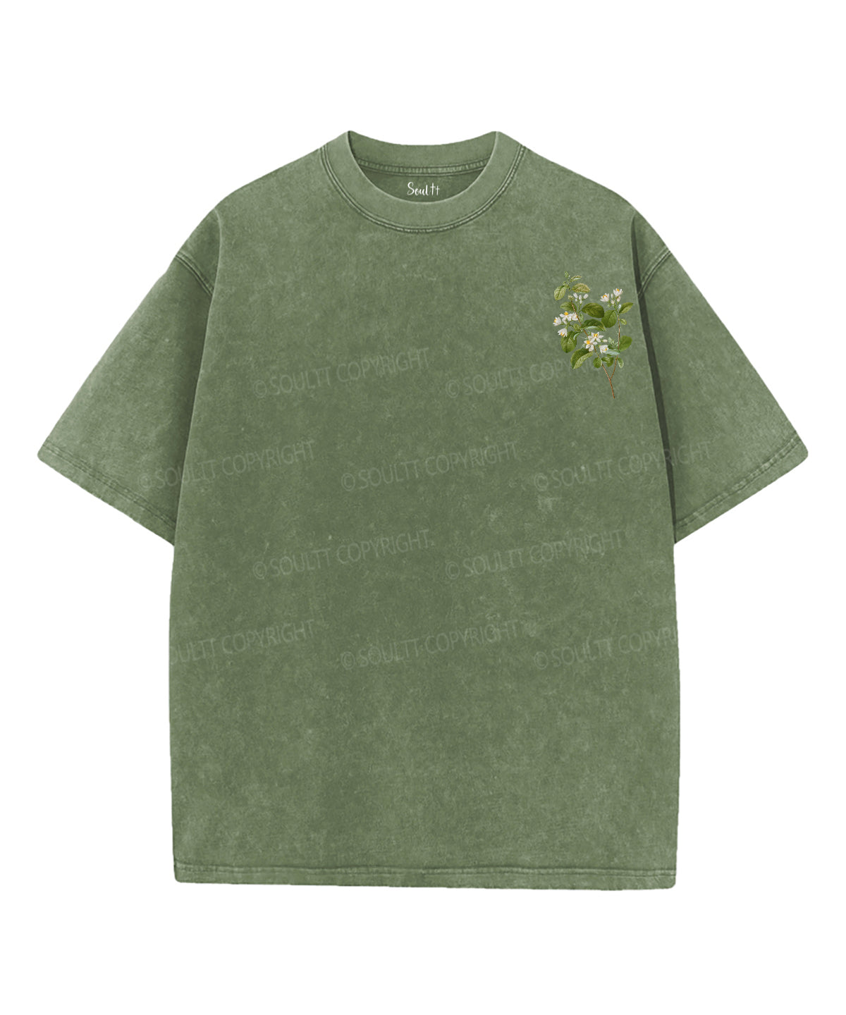 Fruit Of The Spirit Double Sided Unisex Washed Christian T-shirt