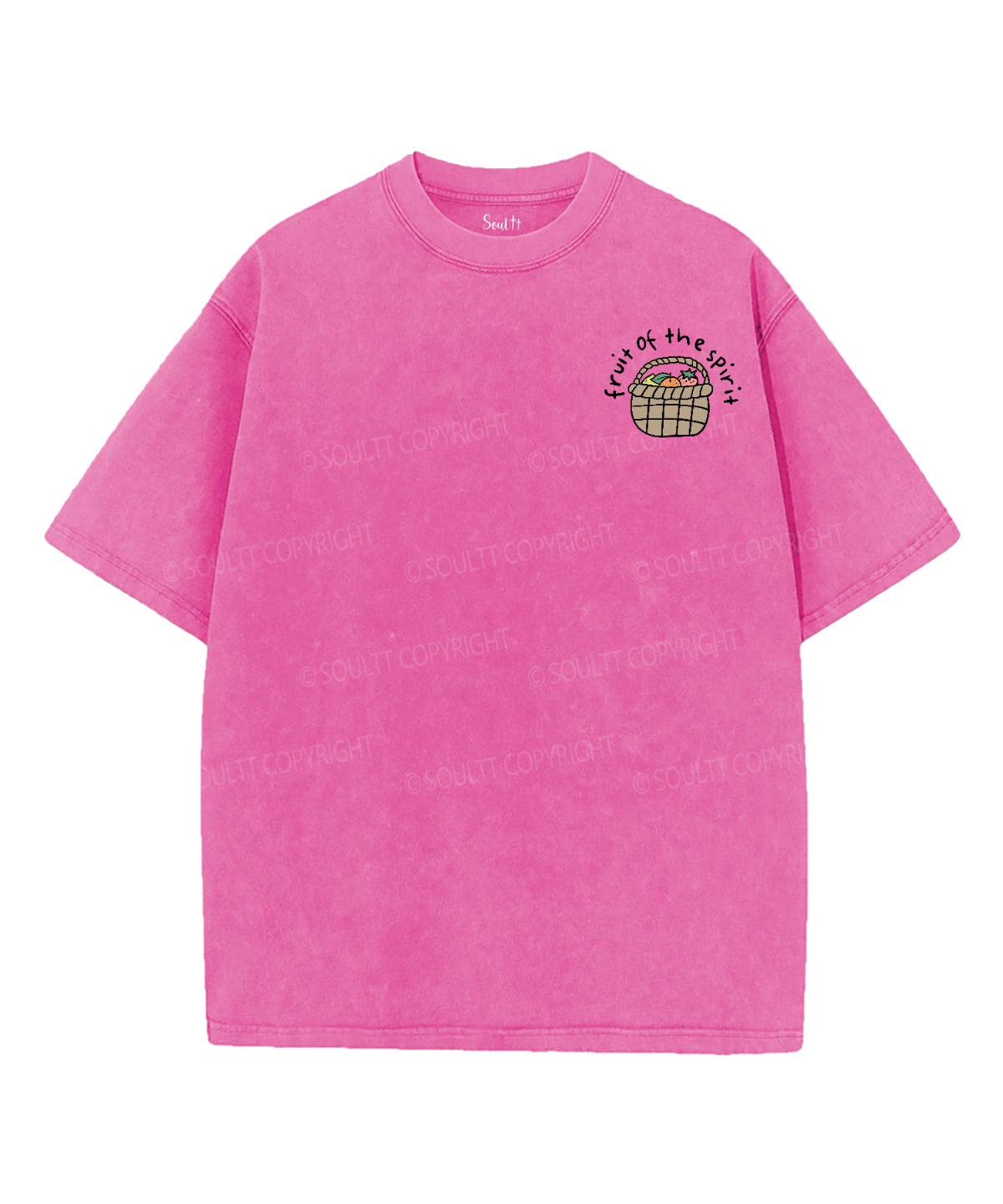Fruit Of The Spirit Double Sided Washed Christian T-shirt