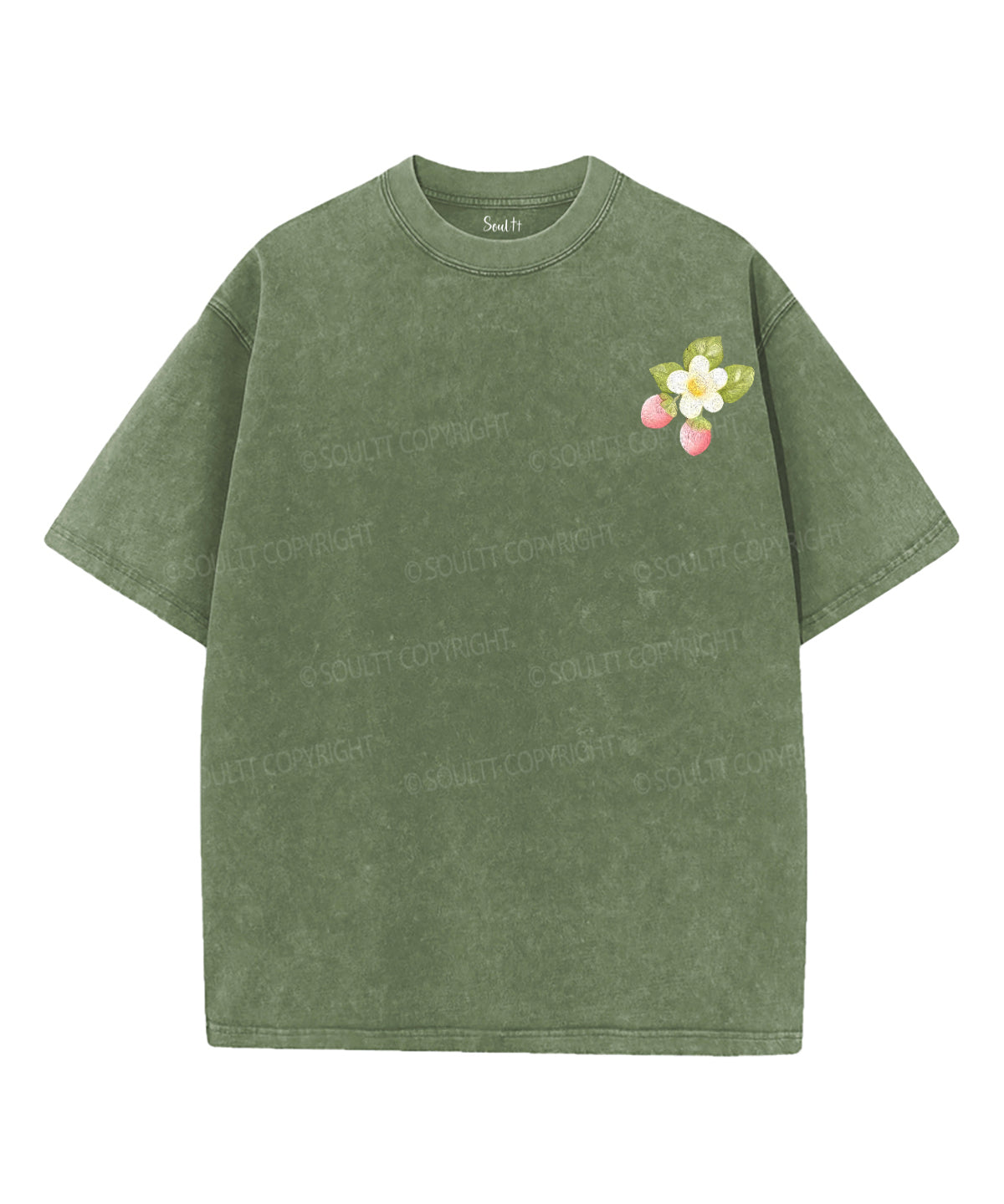 Fruit Of The Spirit Double Sided Unisex Washed Christian T-shirt
