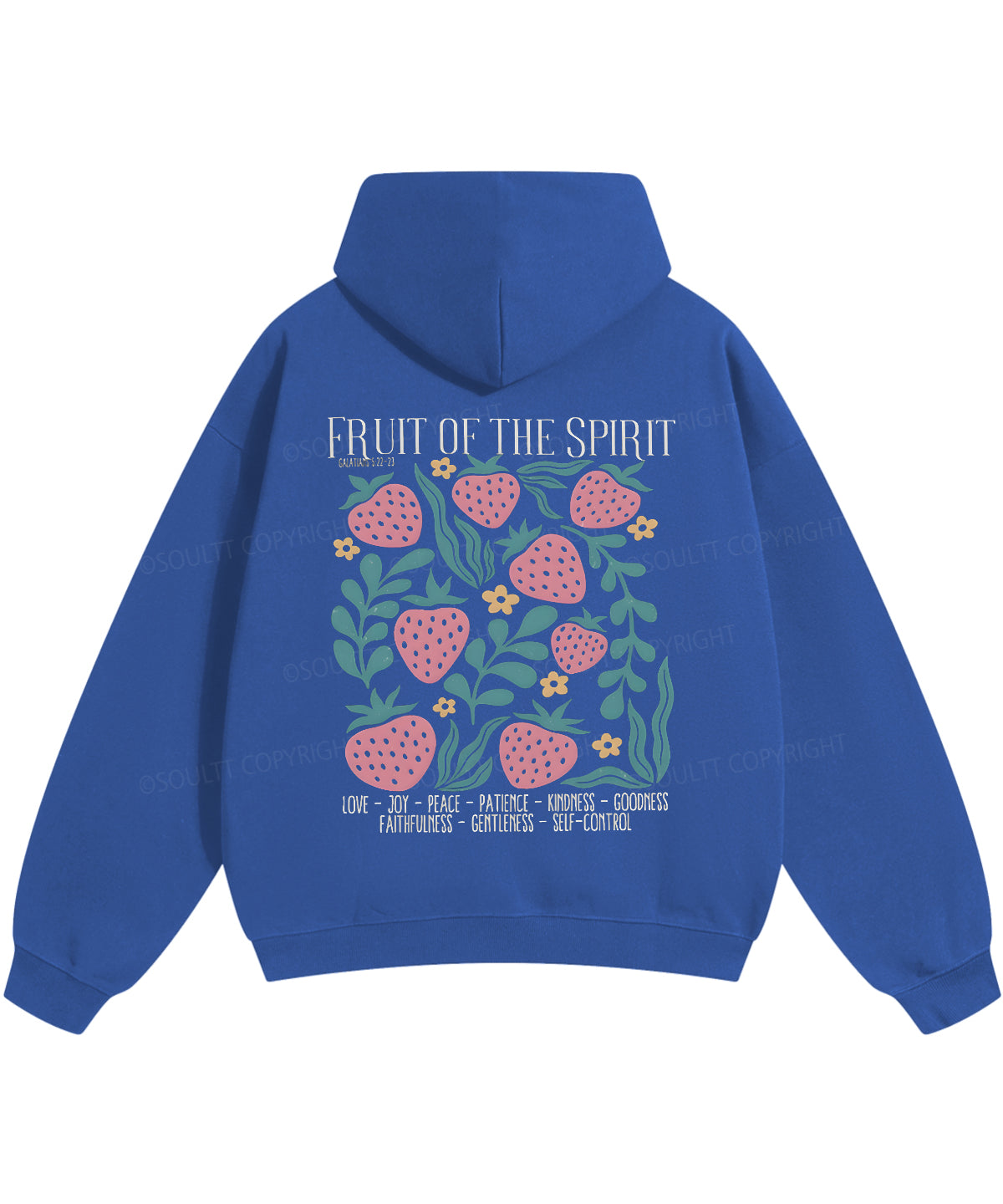 Fruit Of The Spirit Double Sided Christian Hoodie
