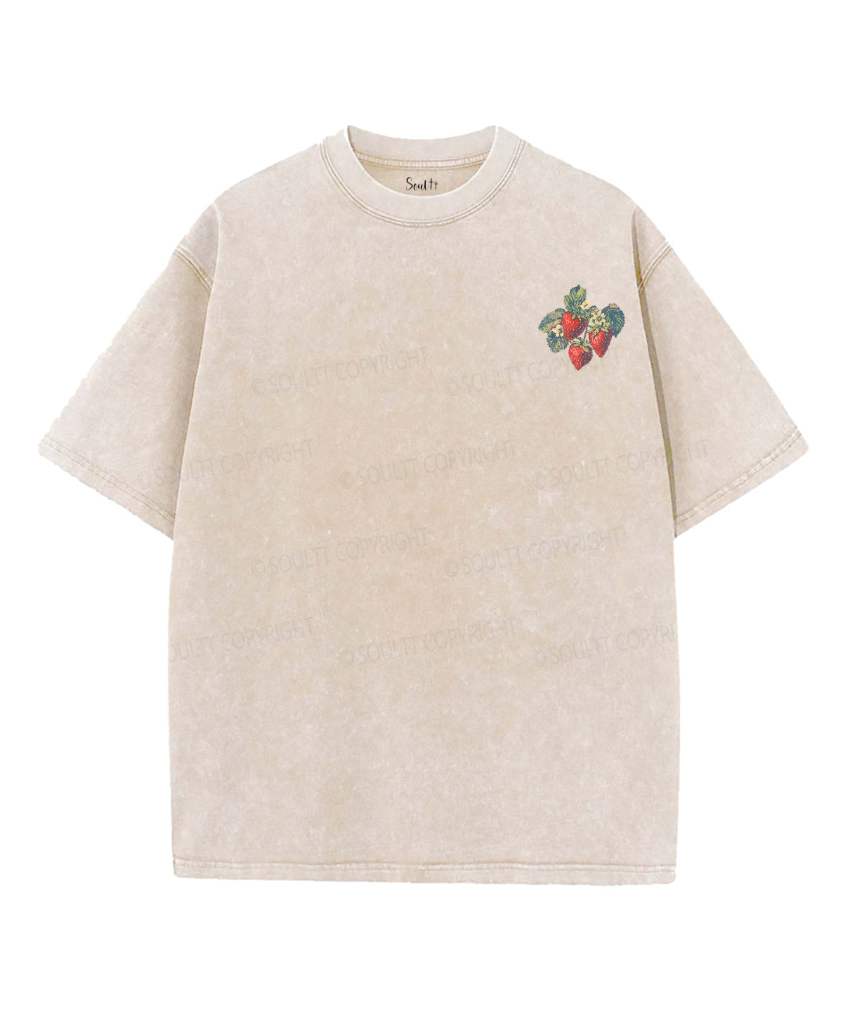 Fruit Of The Spirit Double Sided Unisex Washed Christian T-shirt