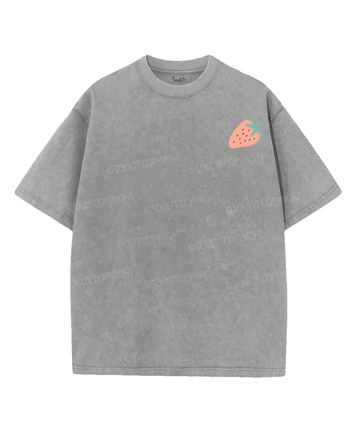 Created With Purpose Double Sided Unisex Washed Christian T-shirt