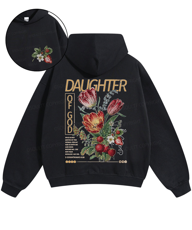 Daughter Of God Double Sided Christian Hoodie