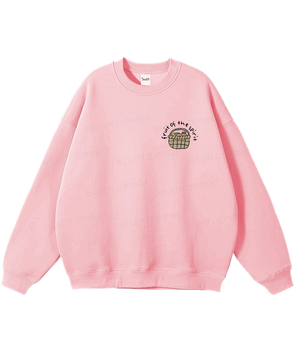 Fruit Of The Spirit Double Sided Christian Sweatshirt