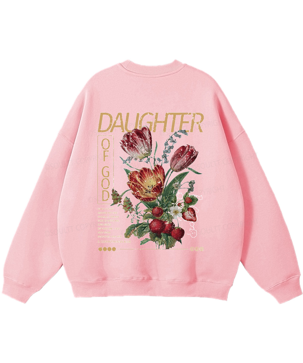 Daughter Of God Double Sided Christian Sweatshirt