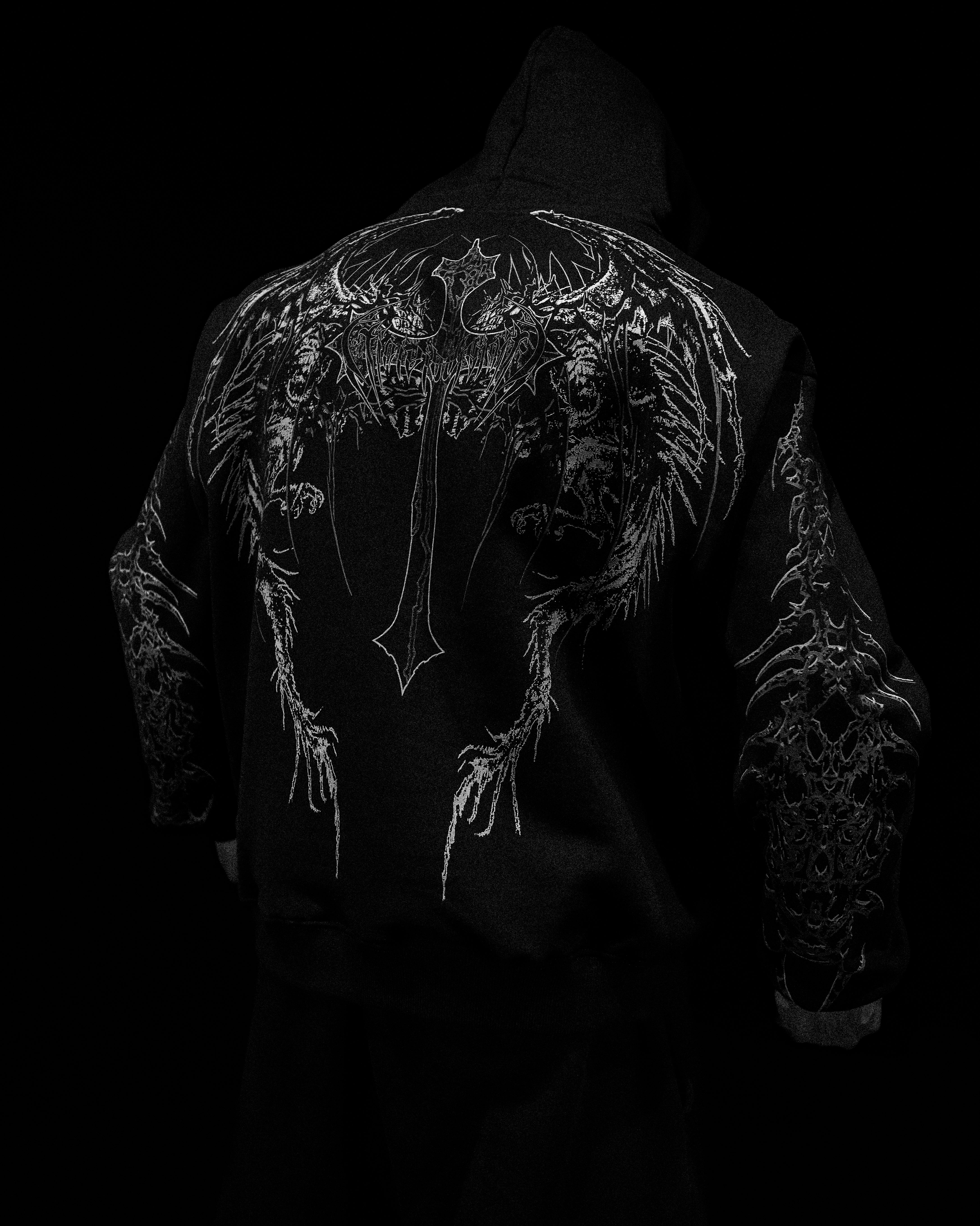 Dragon Soul Oversized pullover hoodie [MIDNIGHT]