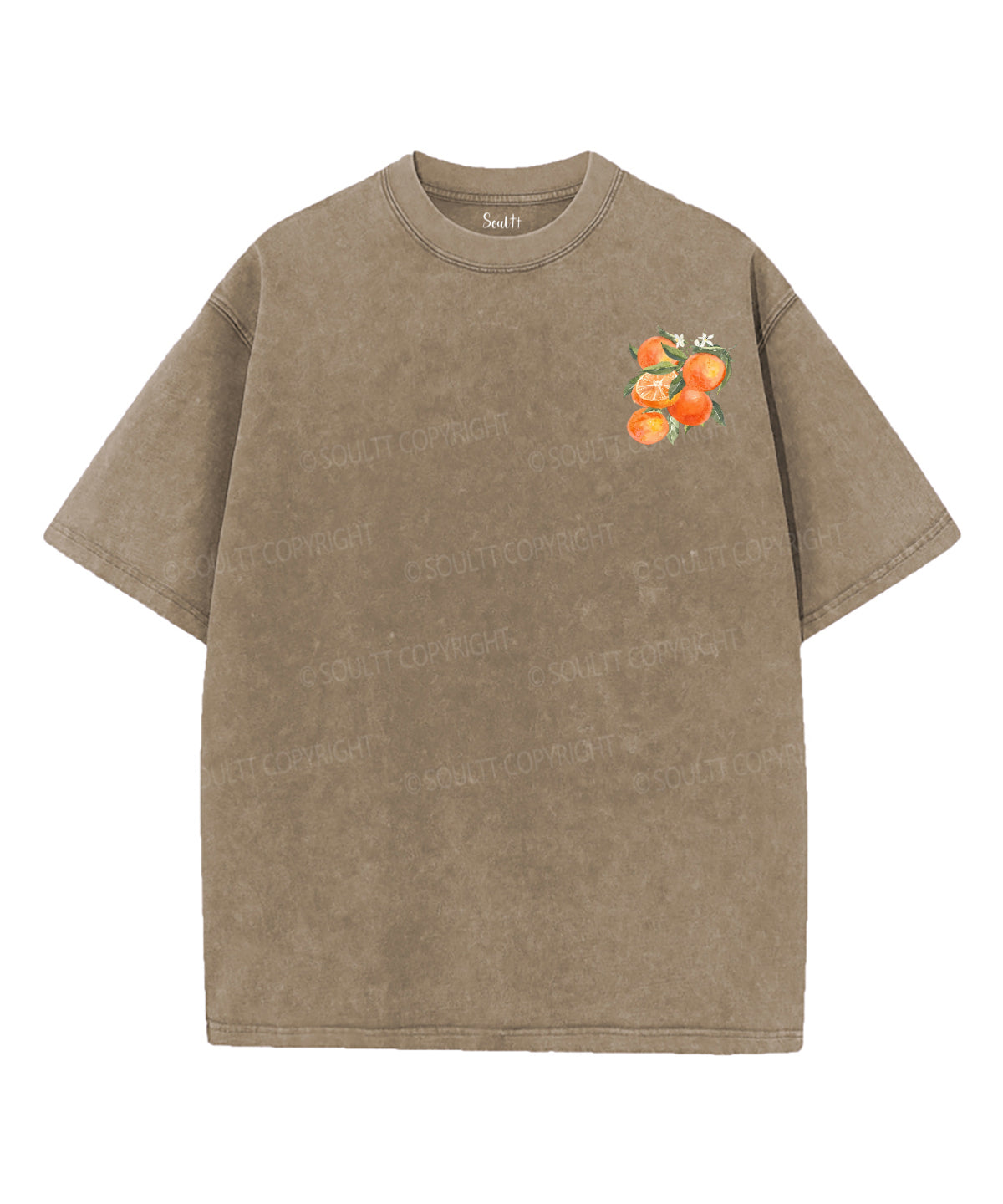 Fruit Of The Spirit Double Sided Unisex Washed Christian T-shirt