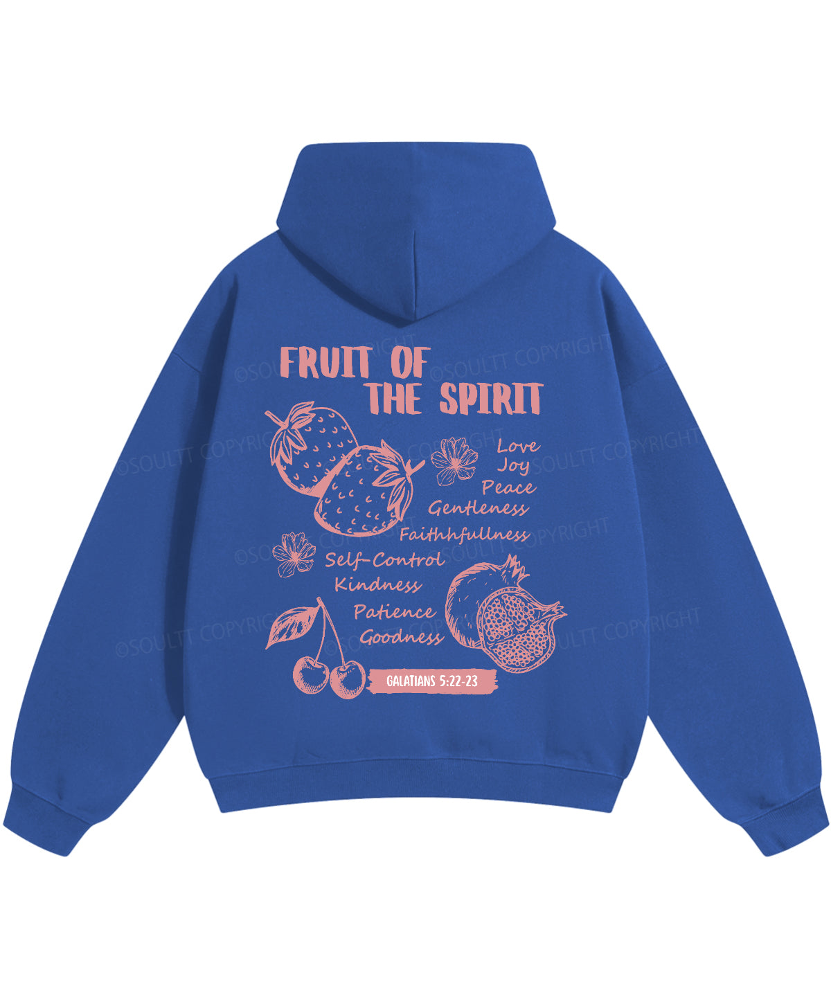 Fruit Of The Spirit Double Sided Christian Hoodie