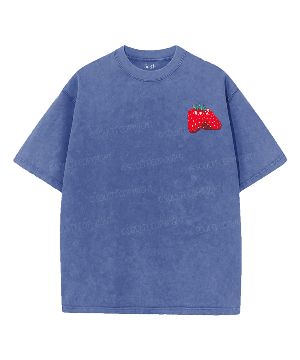 Jesus Loves You Berry Much Double Sided Unisex Washed Christian T-shirt