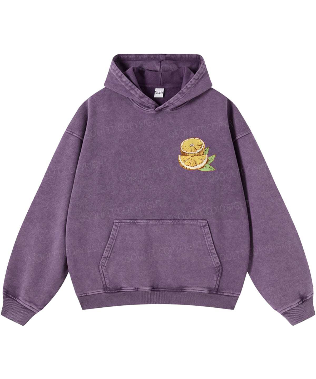 Life Gave Me Some Lemans Double Sided Washed Christian Hoodie