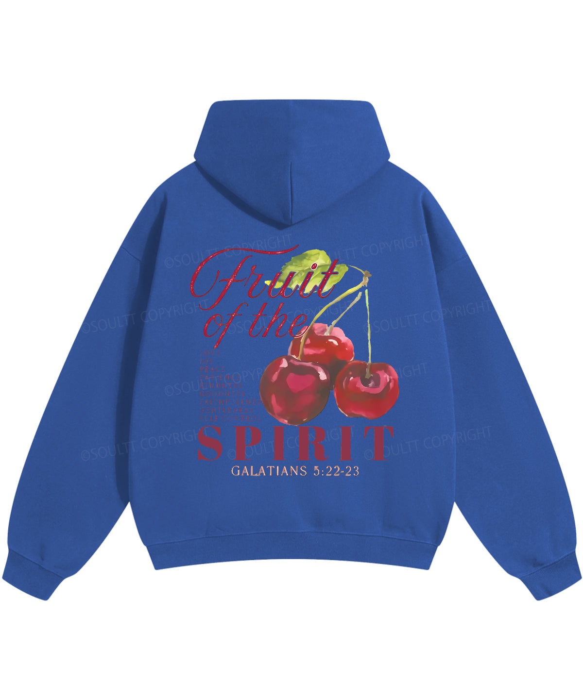 Fruit Of The Spirit Double Sided Christian Hoodie